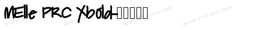 MElle PRC Xbold字体转换